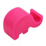  Cell Phone Mini Elephant Holder Stand MP3 For iPhone 5/4S/Samsung Rose Red