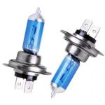  2x Car Front Head Halogen Light Headlight H7 Ultra White Bulb 55W
