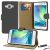 Samsung Galaxy A3 - Premium Leather Book Wallet Case Cover Pouch + Screen Protector With Microfibre Polishing Cloth + Touch Screen Stylus Pen