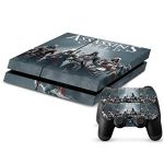 Skin Sticker Cover For PS4 Playstation 4 Console+2 Controllers Vinyl Decal#620