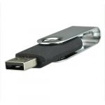  8GB USB Flash Drive Memory Stick Fold Storage Thumb Stick Pen Swivel Design - Black