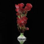 Red + Green Artificial Water Plants for Fish Tank Plastic Decoration Ornament Red + Green Artificial Water Plants for Fish Tank Plastic Decoration Ornament