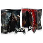 Skin Sticker Cover For XBOX 360 Slim Console+Controller Decal #237