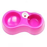  New Pet Dog Puppy Cat Automatic Water Dispenser Drink Food Dish Feeding Bowl Hot Pink