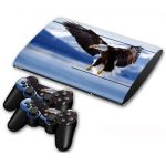 Skin Sticker Decal For PS3 PlayStation 3 Super Slim 4000 +2 Controllers #60