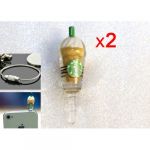  2Pcs x Brown Starbucks Coffee Style Universal 3.5mm Anti Dust Earphone Jack Plug Cap for iPhone4 4S/5,iPod,iPad,HTC,Samsung i9300/i9500/N7100/i8190 +nice Keyring
