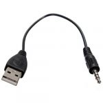  3.5mm Plug AUX Audio Jack to USB 2.0 Male Charger Cable Adapter Cord for Car MP3