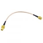  6.5 inch SMA Male to SMA Female Jack Coaxial Coax Pigtail Cable