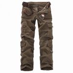  New Casual Men's Pants Military Army Camo Combat Work Trousers Coffee 36