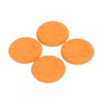 4 Pieces Thumb Grips Silicone Cover Case Dot Pattern for Sony Playstation PS2 PS3 PS4 Xbox One Xbox 360 Controller Orange