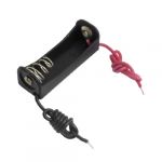 Replacement 2 Color Cables Black Plastic 1 x 12V Battery Cell Case Holder Replacement 2 Color Cables Black Plastic 1 x 12V Battery Cell Case Holder