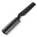  Black Handle Hair Razor Cutting Fine Comb for Lady