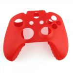  soft silicone gel protective skin cover case for xbox one controller red