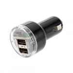  New 2 Port Universal Mini USB Car Charger Adapter for iPad 2 Samsung P1000