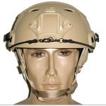 Special Forces Helmet ACH Bump Helmet W Mount,Side Rail Hole Adjustable Tan
