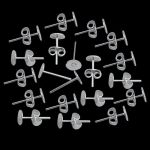 100X Blank Silver Plated Ear Studs and Butterfly Back 6mm Flat Pad Post Scroll 100X Blank Silver Plated Ear Studs and Butterfly Back 6mm Flat Pad Post Scroll