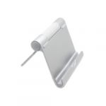 Portable Rotatable Holder Stand for 4-10 iPhone iPad Galaxy Tab Tablet PC Smart Phone Aluminum Silver