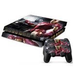 Steel Man PlayStation 4 Console + Controller Sticker Skin Cover PS4 Decal 35
