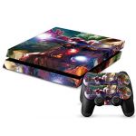 Steel Man PS4 Sticker PlayStation 4 Skin Console + Controller Cover Decal 1065