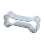  2x Dog Bone Silver Stainless Steel Baking Cookie Cutter Biscuit Cake Making Party Favor