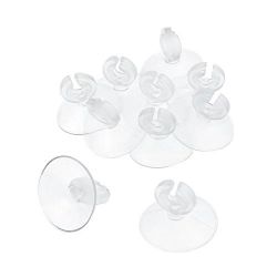  1X Aquarium Sucker Suction Cup for 4/6mm Air Line Pipe Tube Wire Holder 2.5*2CM