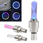 2 x Colorful Flash LED Lights Bike Bicycle Car Wheel Tire Valve Stem Cap Safety 2 x Colorful Flash LED Lights Bike Bicycle Car Wheel Tire Valve Stem Cap Safety