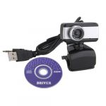  USB Webcam Web Cam Camera with MIC CD for Desktop PC Laptop Black