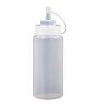  Medium-Sized Plastic Sauce Squeezer Bottle Dispenser - 16oz