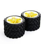 Tires Wheel Rim 4 Pcs PP0487+MPNWG For RC 1/10 Rally Racing Off Road Car Rubber