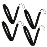  Black Wrist Strap for Nintendo Wii Remote Control / Controller (4 Pack)