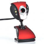  New USB 50.0M 6 LED Webcam Camera WebCam With Mic for Desktop PC Laptop