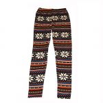  Soft Knitted Snowflakes Patterned Fashion Leggings Tights Trousers for Ladies womans