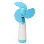 Portable Handheld Mini Cooling Cool Fan Super Mute Battery Operated Blue