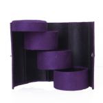 Stylish Luxury Velvet jewellery Display Stand Store Box Storage Travel Roll Up Case 3 Tier Bundle - Colour: Red/Rose/Purple/Beige - Save more space to protect your jewellery ring earring hair-clip barrette Stylish Luxury Velvet jewellery Display Stand Store Box Storage Travel Roll Up Case 3 Tier Bundle - Colour: Red/Rose/Purple/Beige - Save more space to protect your jewellery ring earring hair-clip barrette