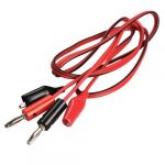  Alligator Clip to Banana Plug Probe Cable Test Lead 90cm 3Ft