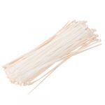100pcs White Plastic Cable Wire Zip Ties 7.7 Inch 100pcs White Plastic Cable Wire Zip Ties 7.7 Inch