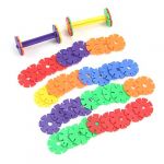  118pcs Colored Children Kids Toys Gift Snow Shape Building Construction Blocks Plastics Puzzle Toys