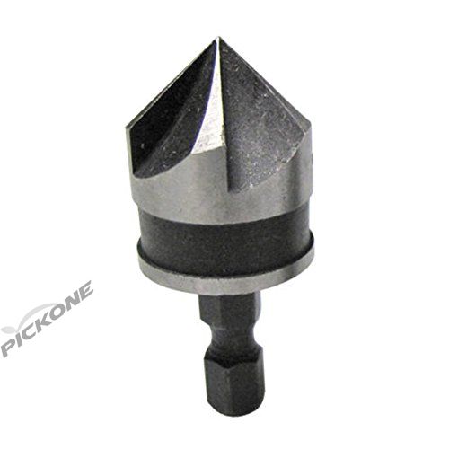  1/4 Hex 3pc 12mm 16mm 19mm Countersink Bore Set for Wood Metal Quick Change Bit