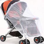  Infant Baby Pram Mosquito Net Buggy Pushchair Stroller Fly Midge Insect Cover Protector White