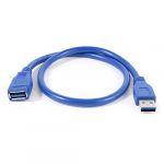  50cm 20 Data Transfer USB 3.0 A Male to Female Extension Cable Blue