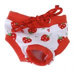  Small Female Pet Puppy Dog Clothes Physiological Sanitary Diaper Pant