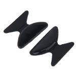 1 Pair of Eyeglasses/Sunglasses/Spectacles Anti-Slip Silicone Stick On Nose Pad 2mm---Black