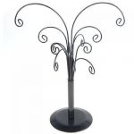  Black Iron Ornament Tree Detachable Display Holder Stand Organizer