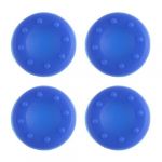 4 Pieces Thumb Grips Silicone Cover Case Dot Pattern for Sony Playstation PS2 PS3 PS4 Xbox One Xbox 360 Controller blue
