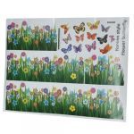 Grass Flower Butterfly Pattern Removable Wall Sticker Decal Art DIY Home Decor