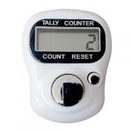  Mini LCD Electronic Digital Display Finger Hand Tally Counter Counting White