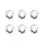  Home Button Stickers For iPhone / iPod / iPad WHITE (6-in-1 Pack, Bling Diamond)