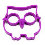  Breakfast Silicone Purple Owl Fried Egg Mold Pancake Egg Ring Shaper Funny Cooking Tool