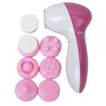 Electric Face Cleaner Pore Blackhead Facial Skin Cleansing Massage w/ 6 Changing Heads