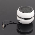  Mini Portable Travel Bass Speaker for iPod iPhone MP3 Mobile Phone White